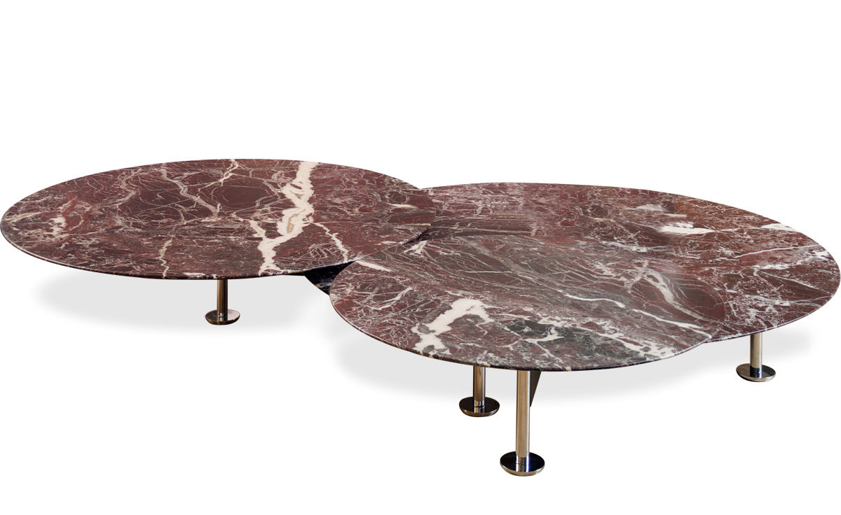 grasshopper low triple round table