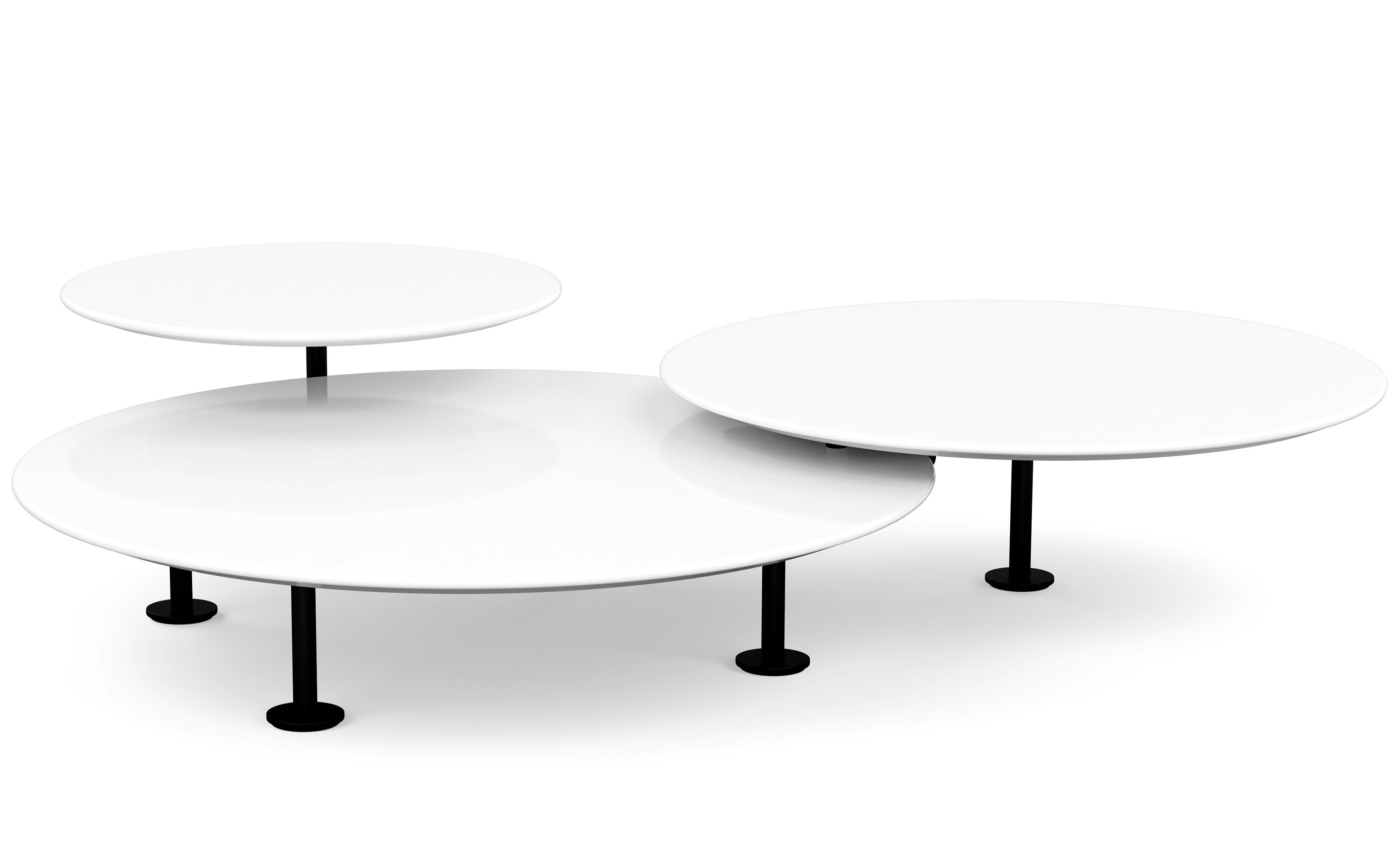 grasshopper low triple round table