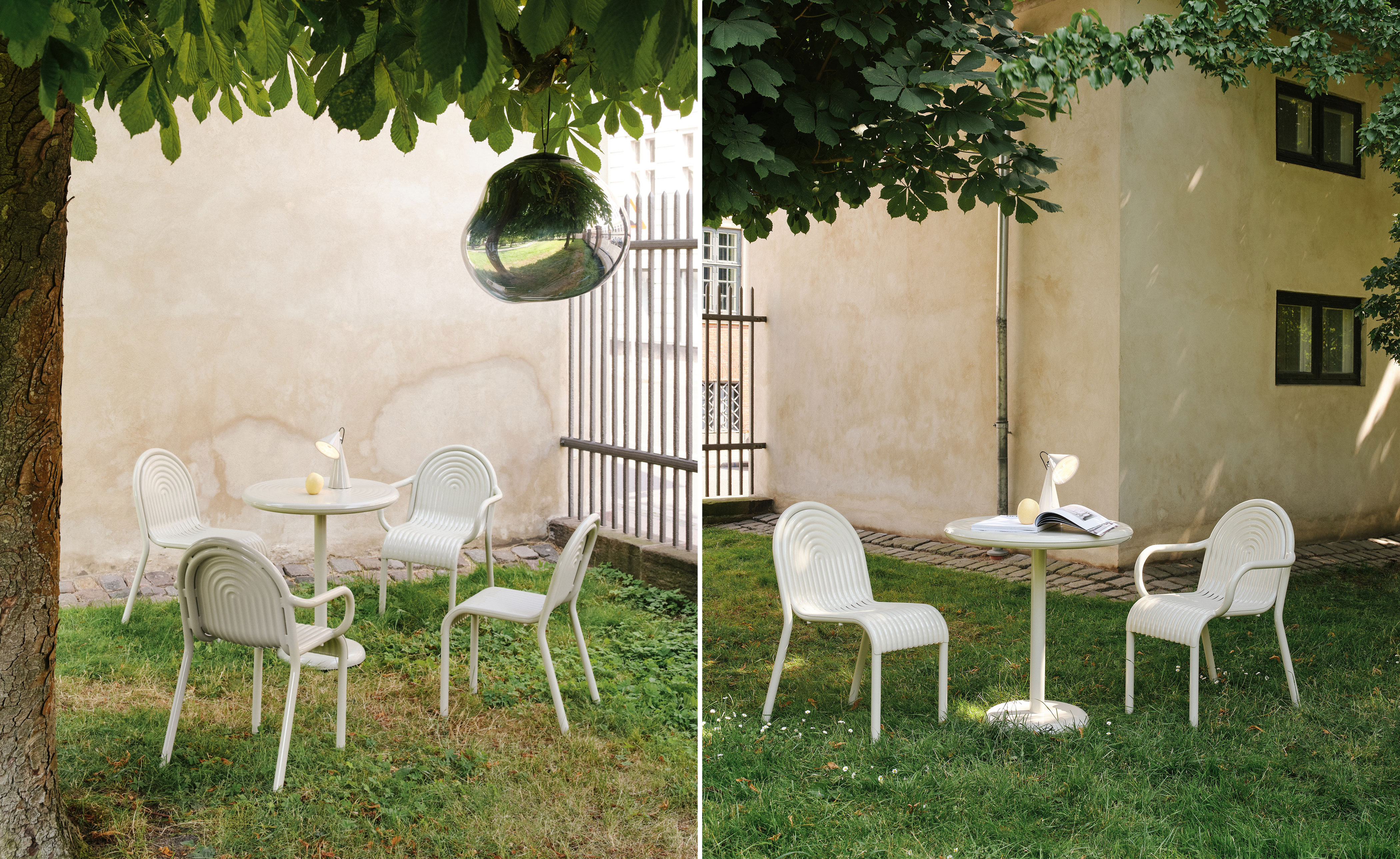 Groove Outdoor Table Round