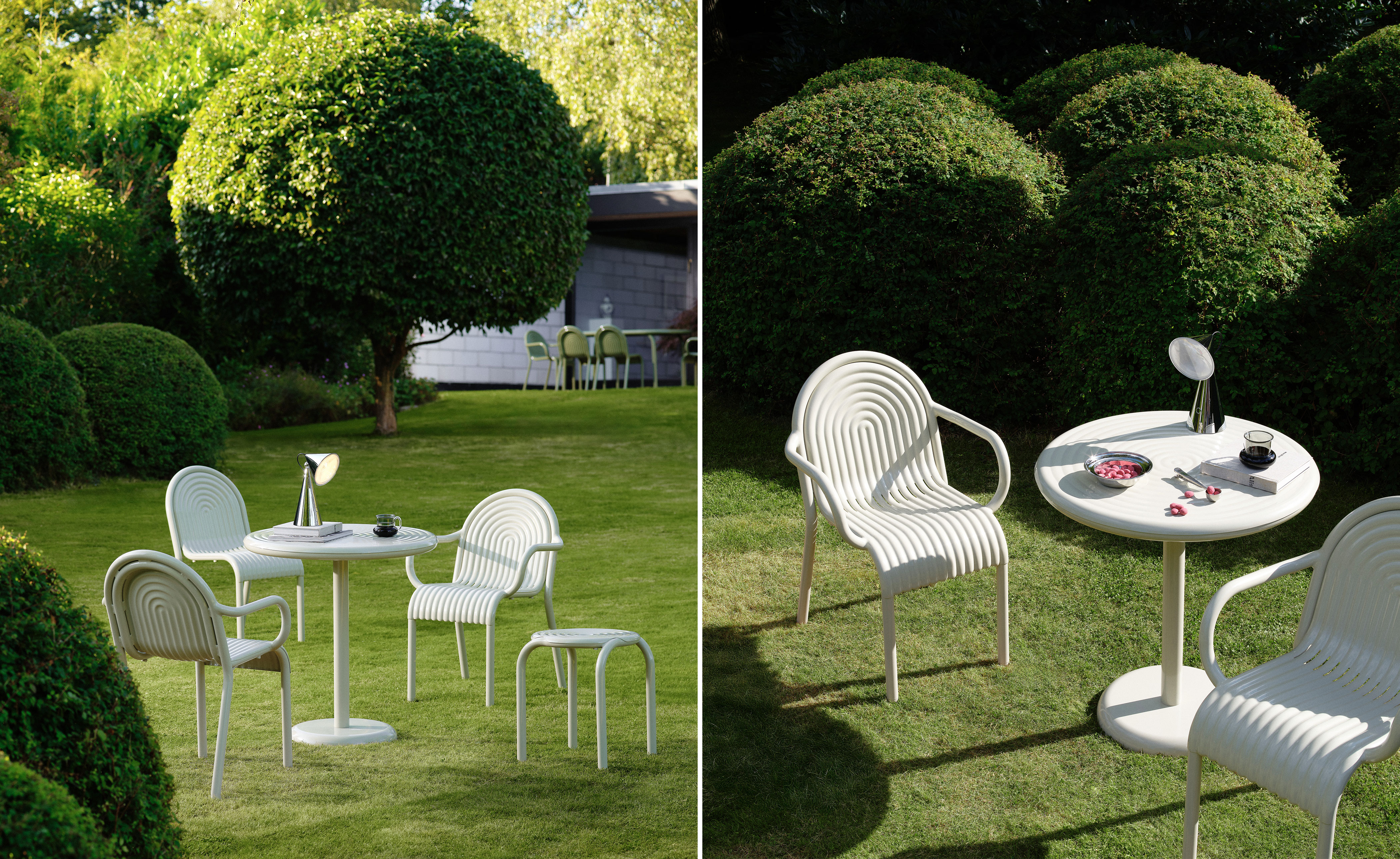 Groove Outdoor Table Round