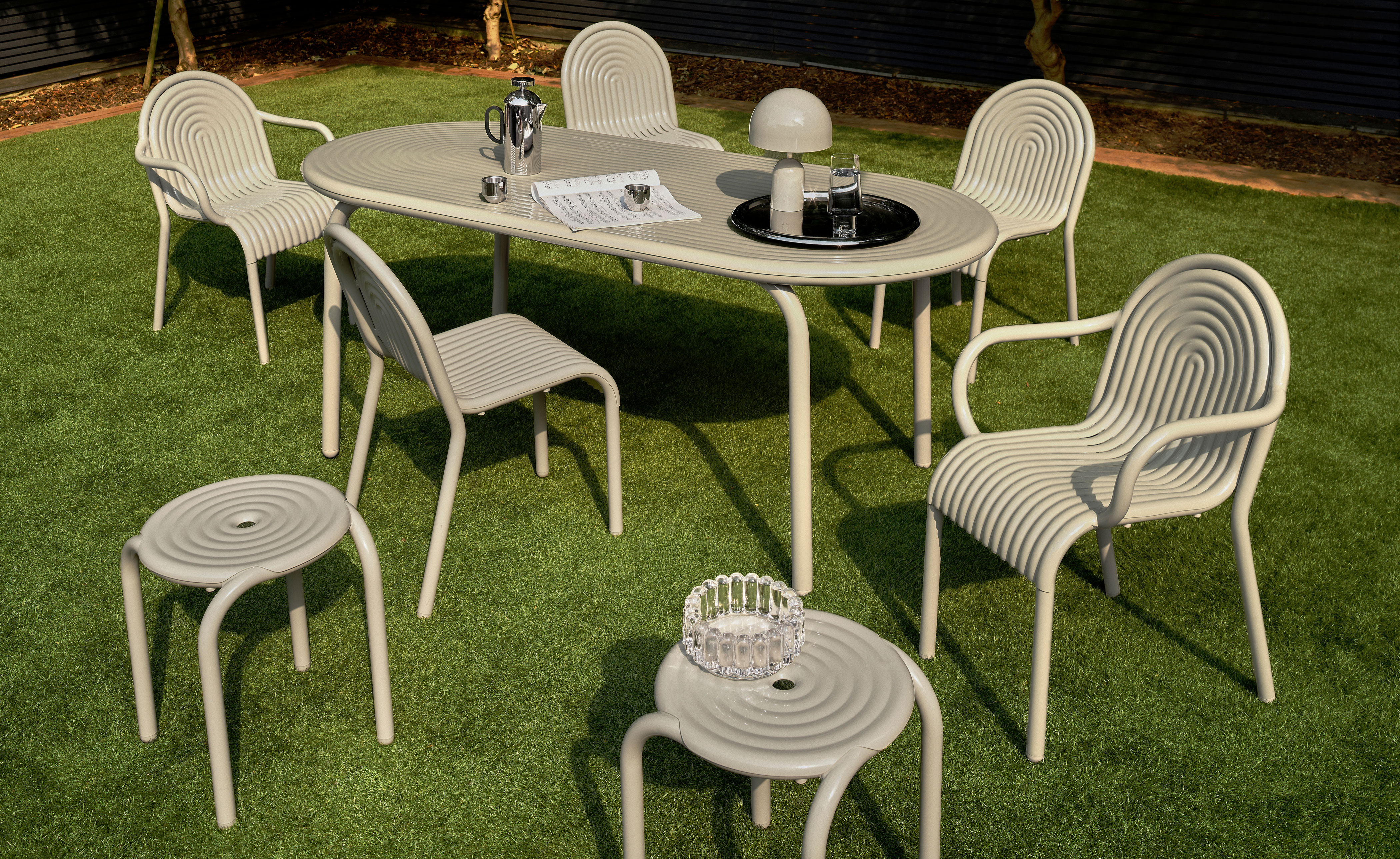 Groove Outdoor Armchair Set of 2