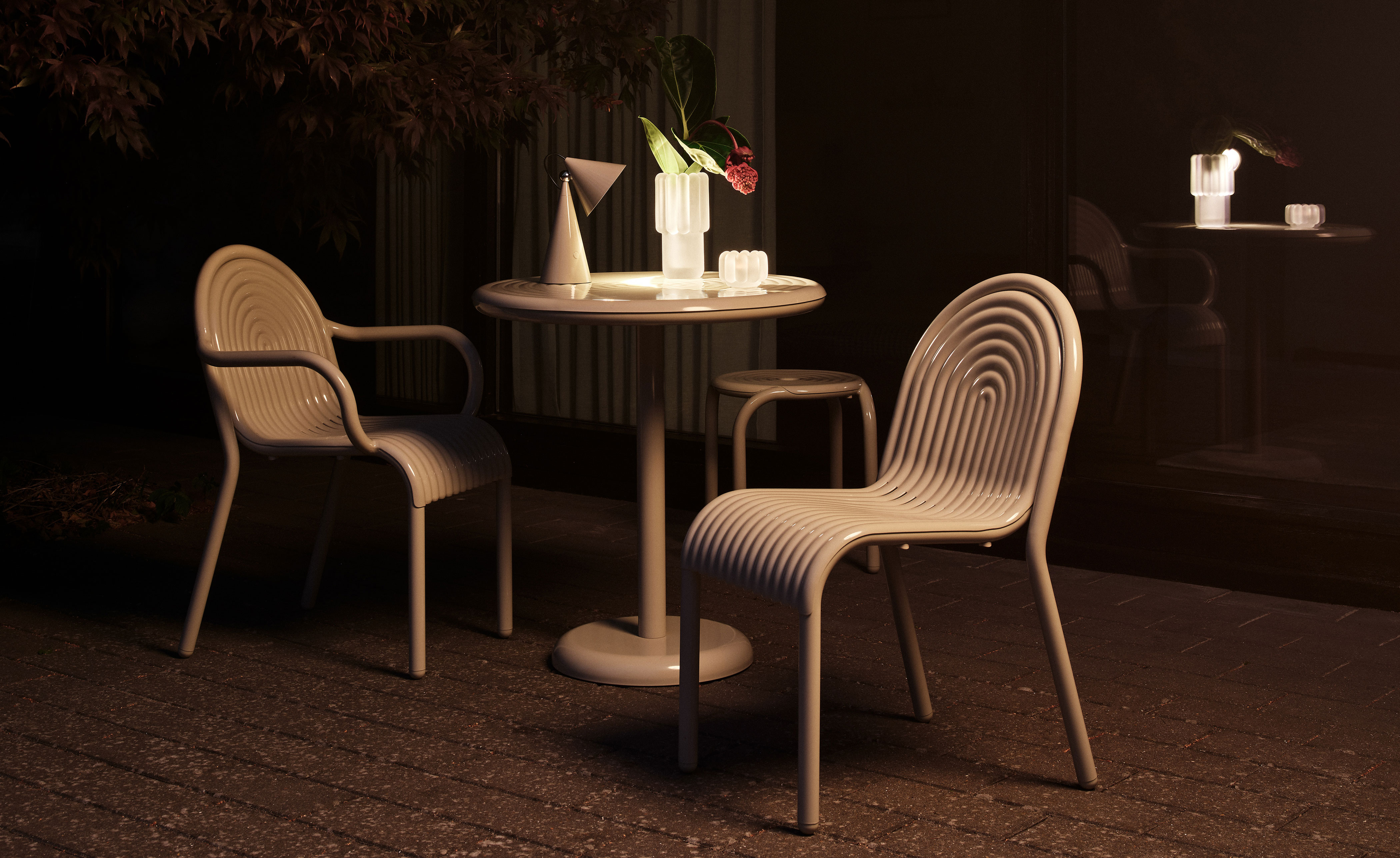 Groove Outdoor Armchair Set of 2