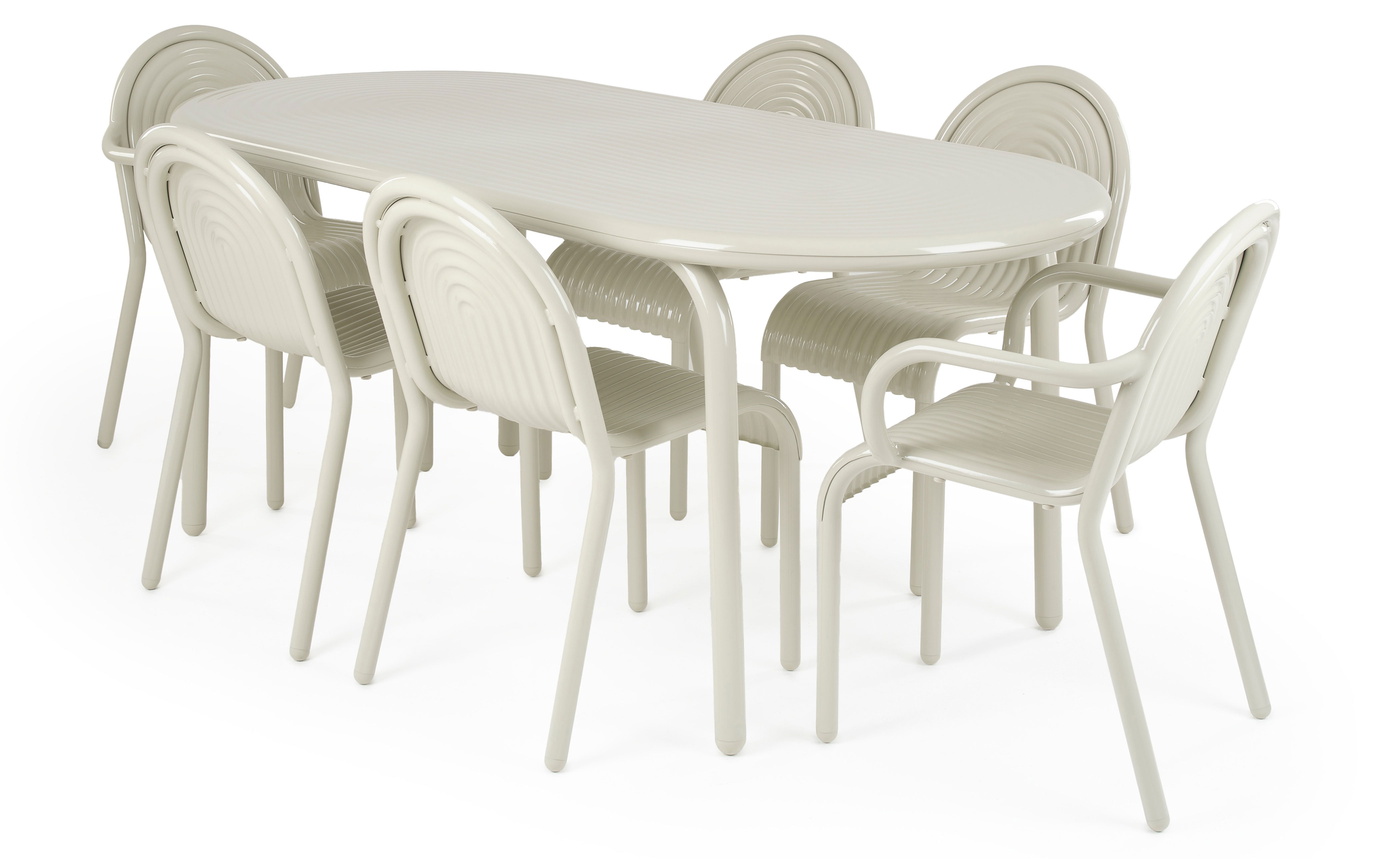 Groove Outdoor Side Chair Set of 2