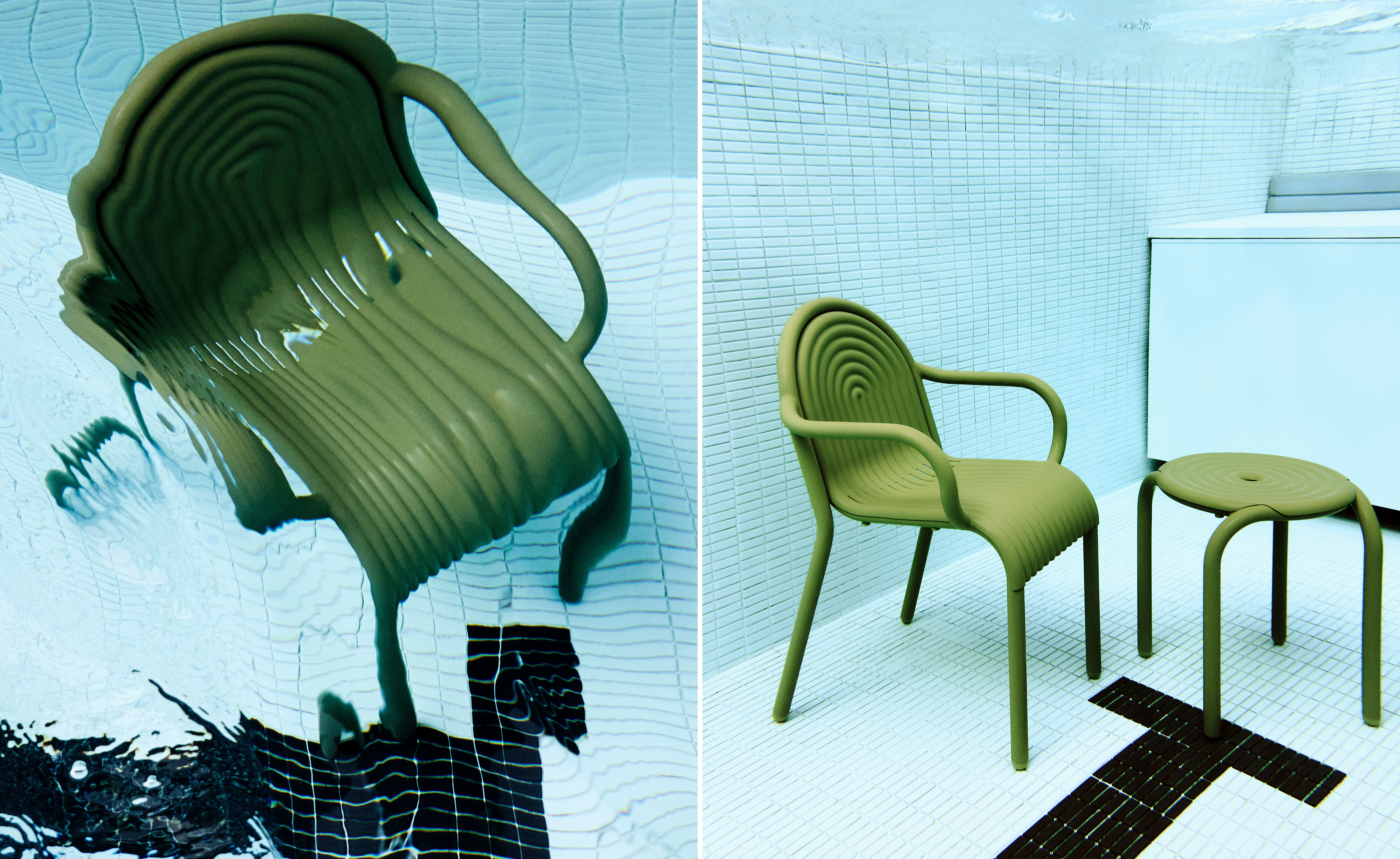 Groove Outdoor Side Chair Set of 2