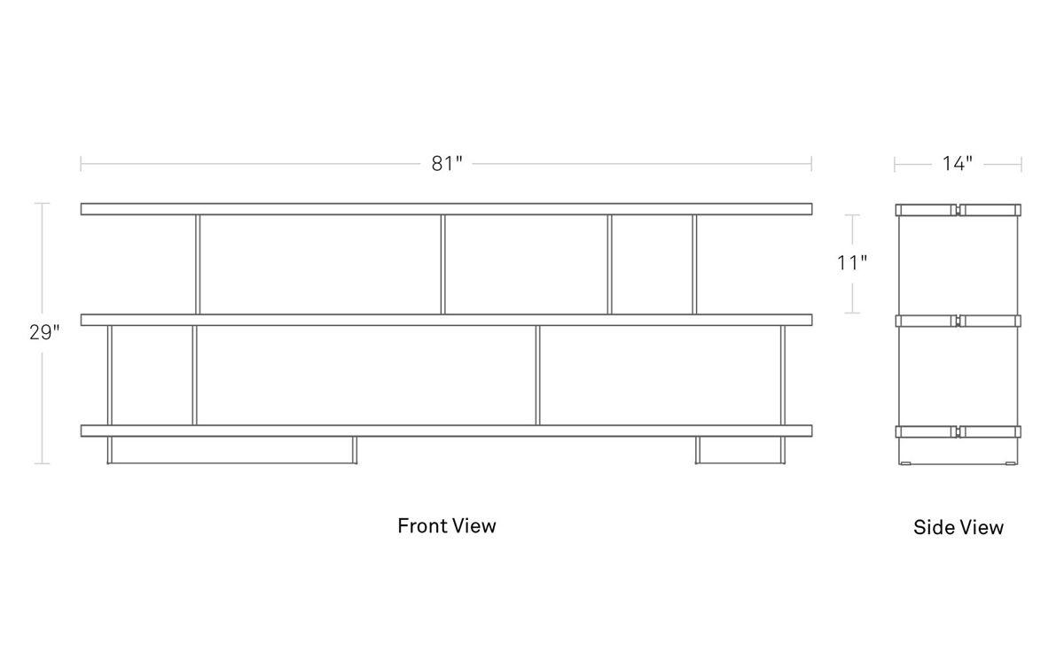 happy day shelving 3 shelf unit
