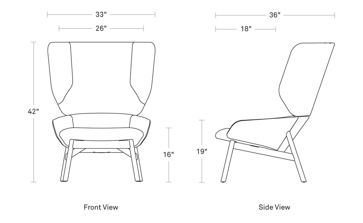 heads up lounge chair