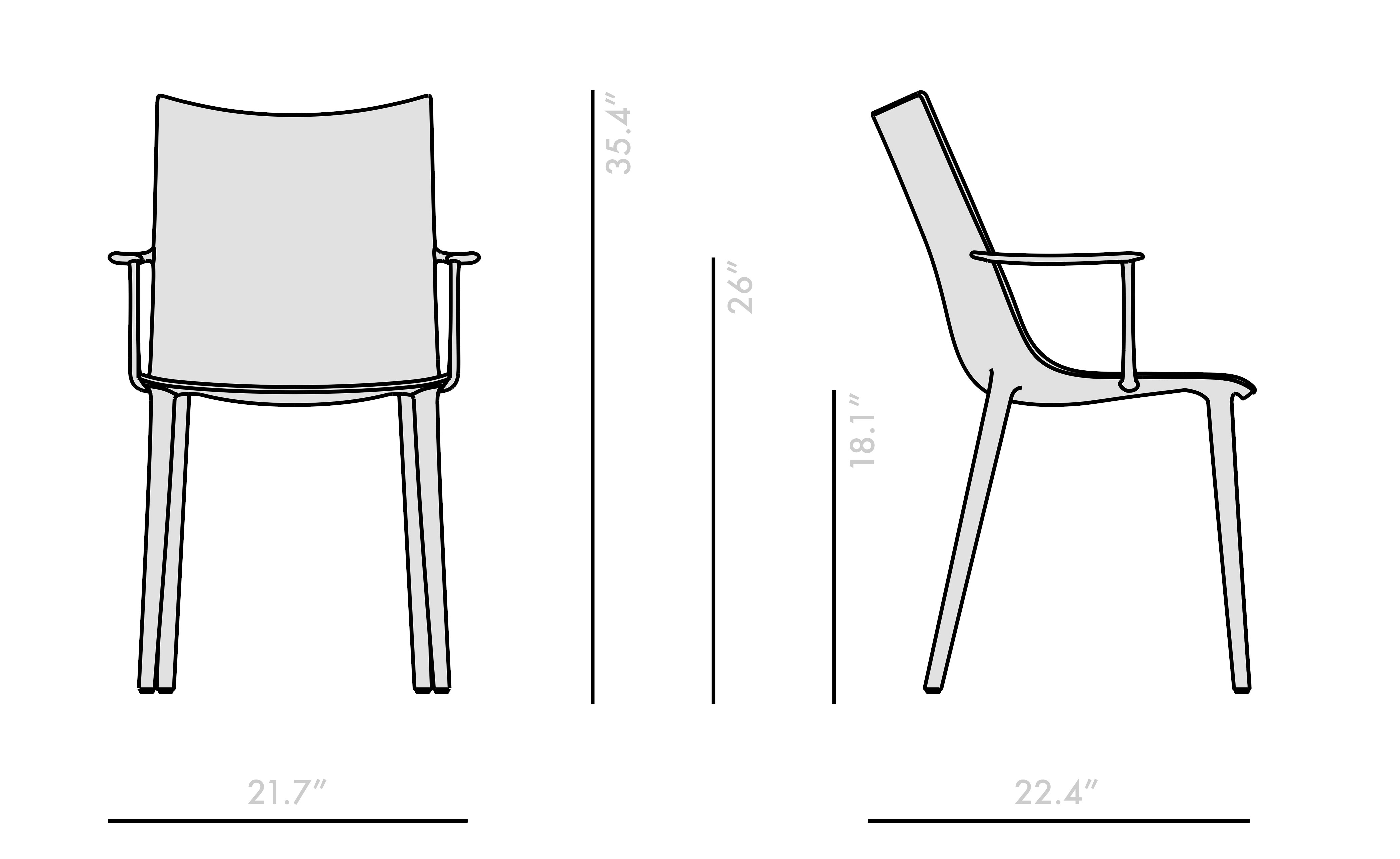 H.H.H. Chair upholstered