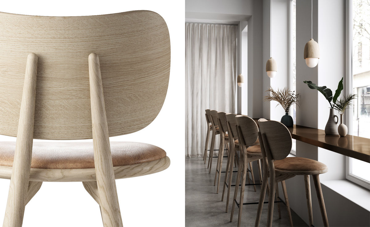 high stool backrest