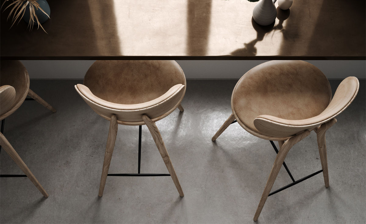 high stool backrest