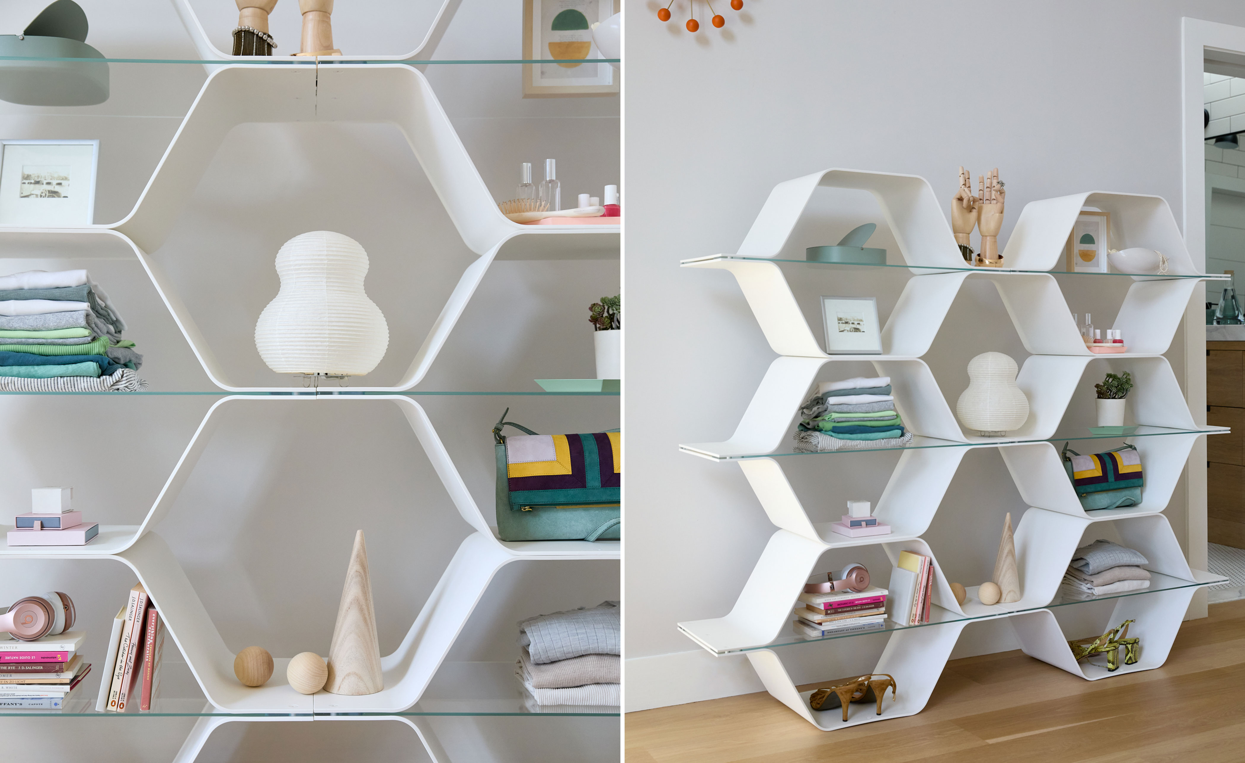 Honeycomb Modular Shelving