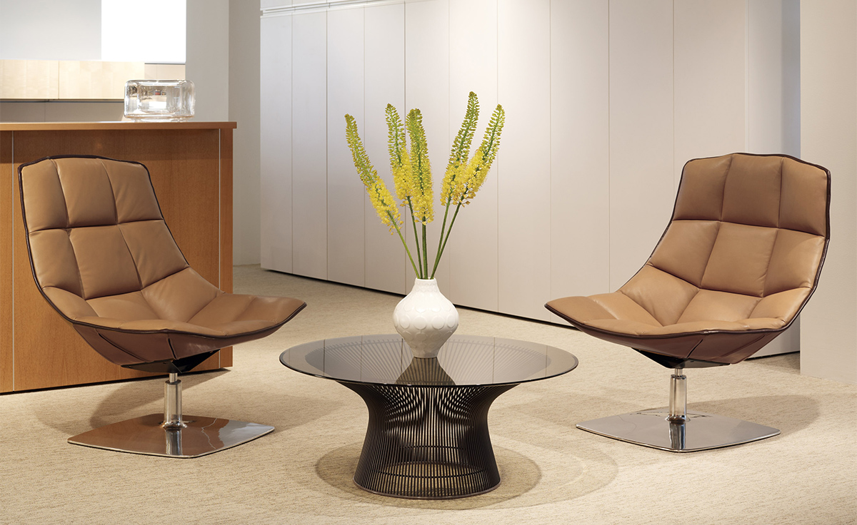 jehs+laub pedestal lounge chair