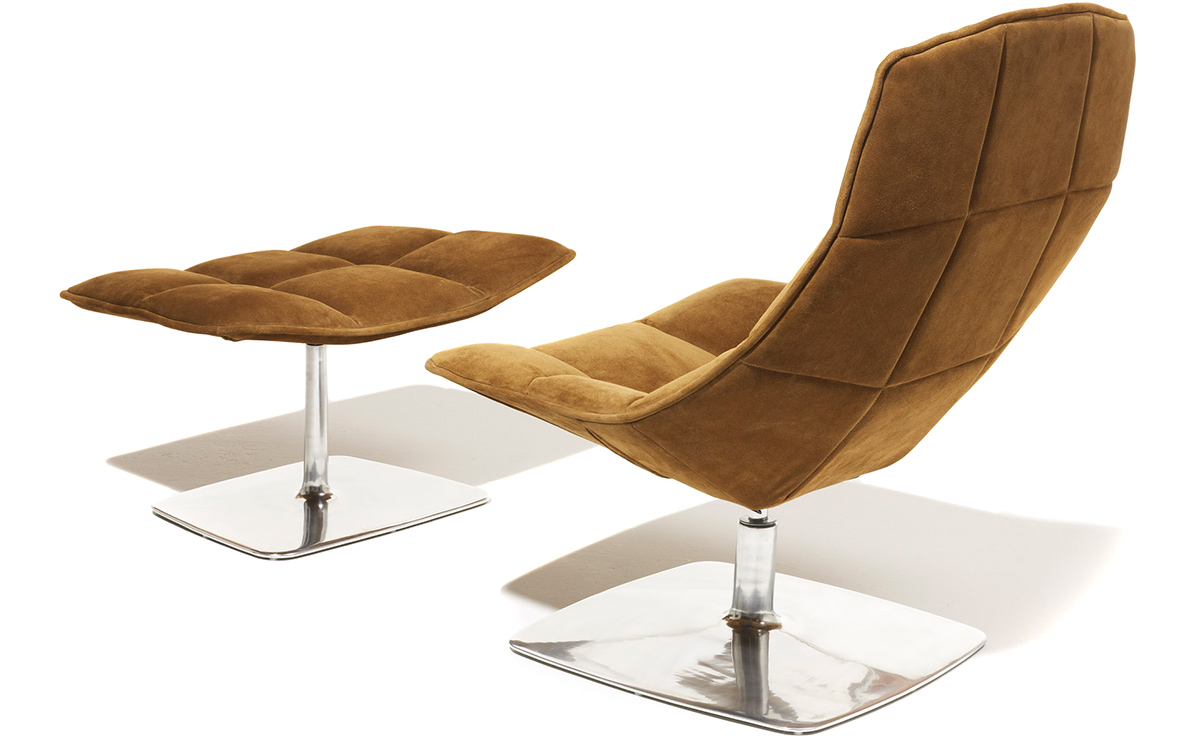 jehs+laub pedestal lounge & ottoman