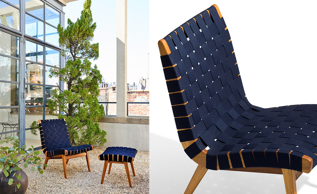 jens risom outdoor ottoman