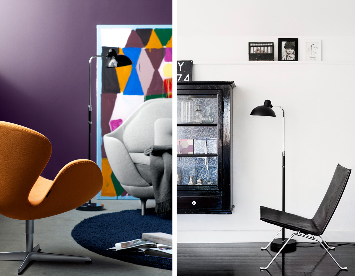 kaiser idell luxus floor lamp