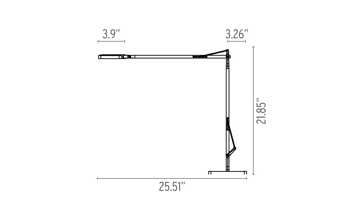 kelvin led green mode table lamp