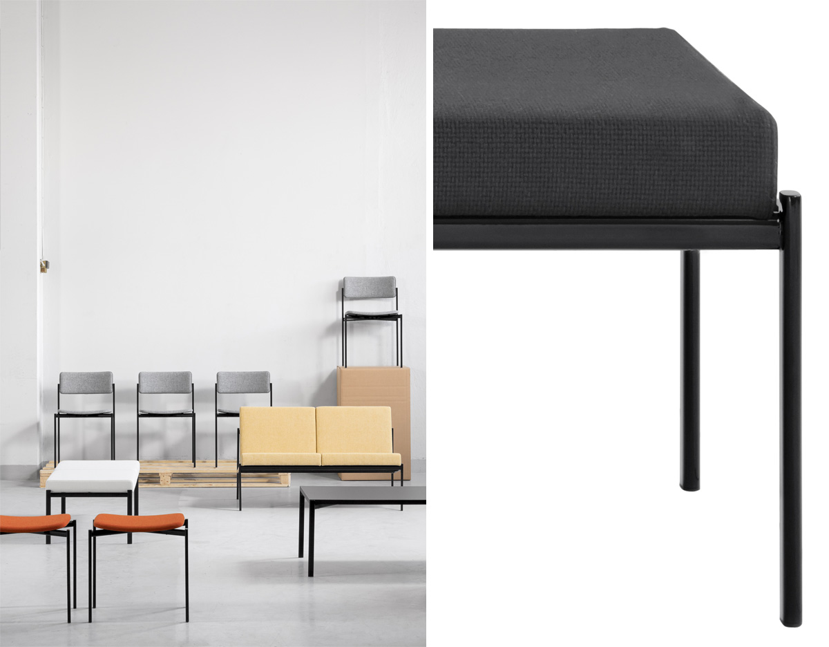 kiki 2-seater bench
