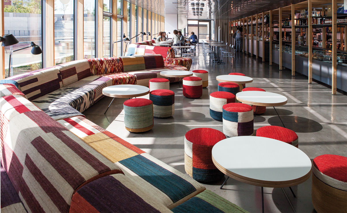 kilim pouf