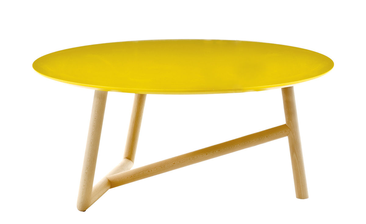 klara table with mdf top & oak base