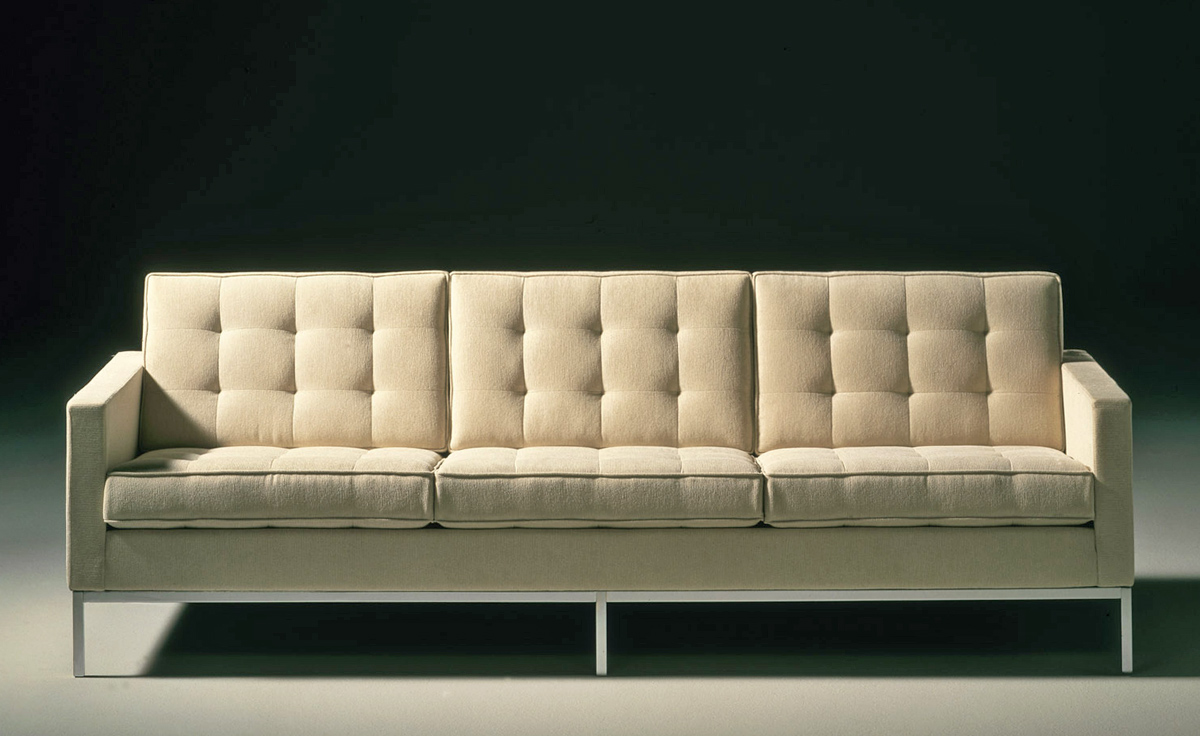 florence knoll 3 seat sofa