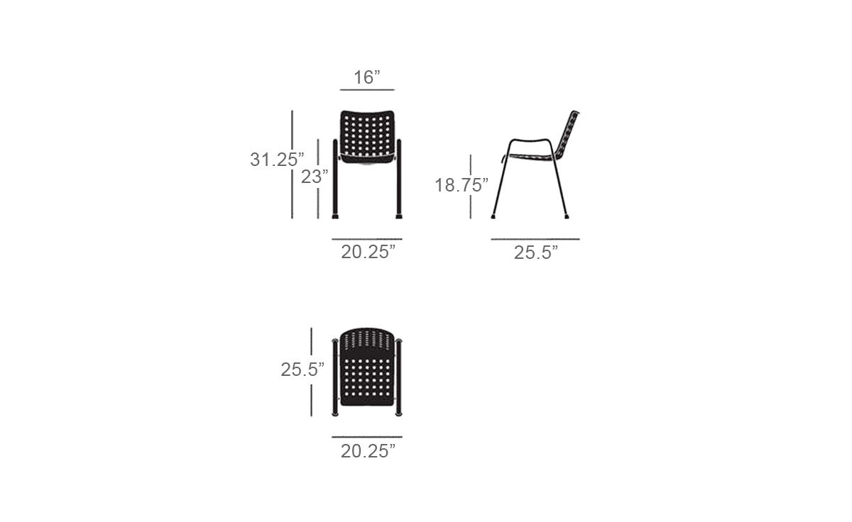 landi stacking chair