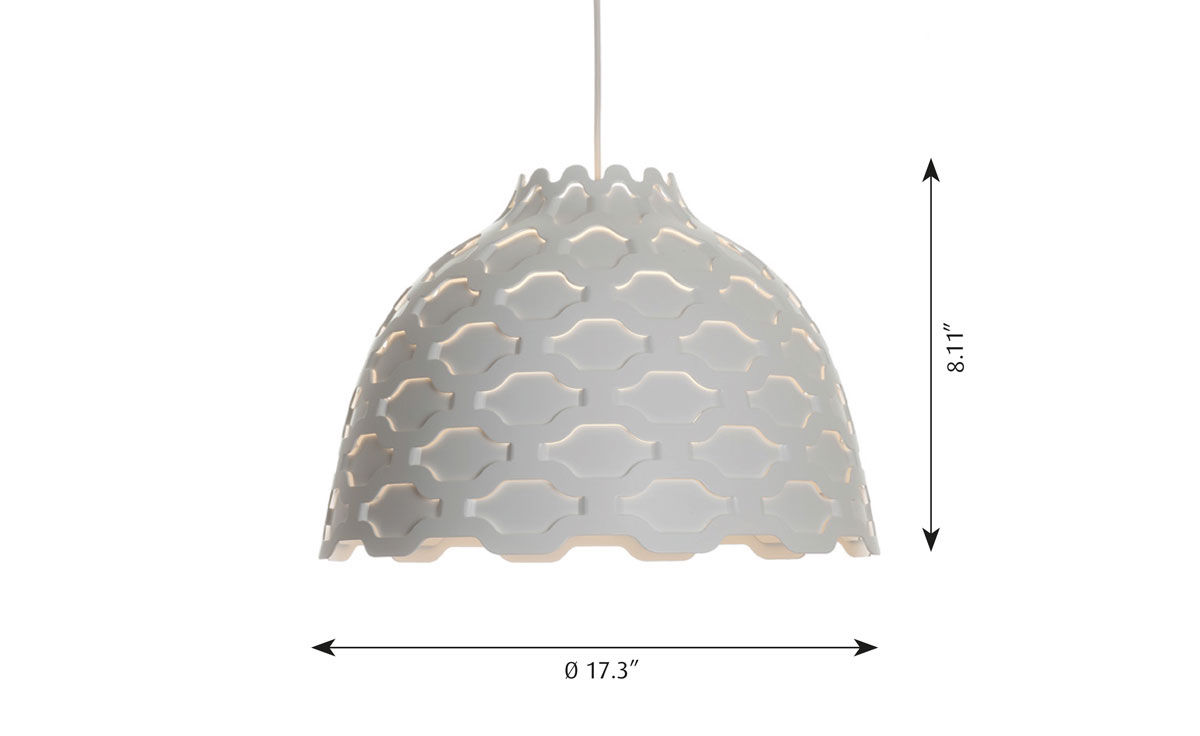 lc shutters suspension lamp