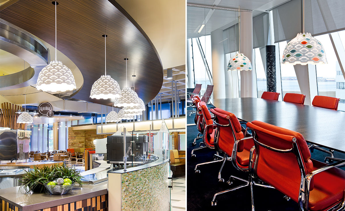 lc shutters suspension lamp