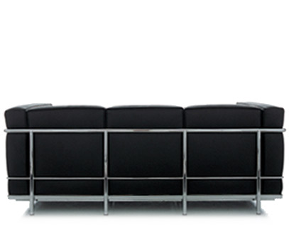 le corbusier lc2 3 seat sofa