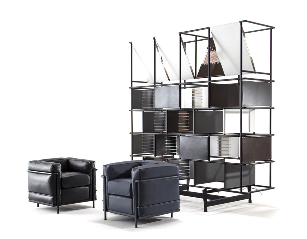 le corbusier lc2 armchair with down cushions