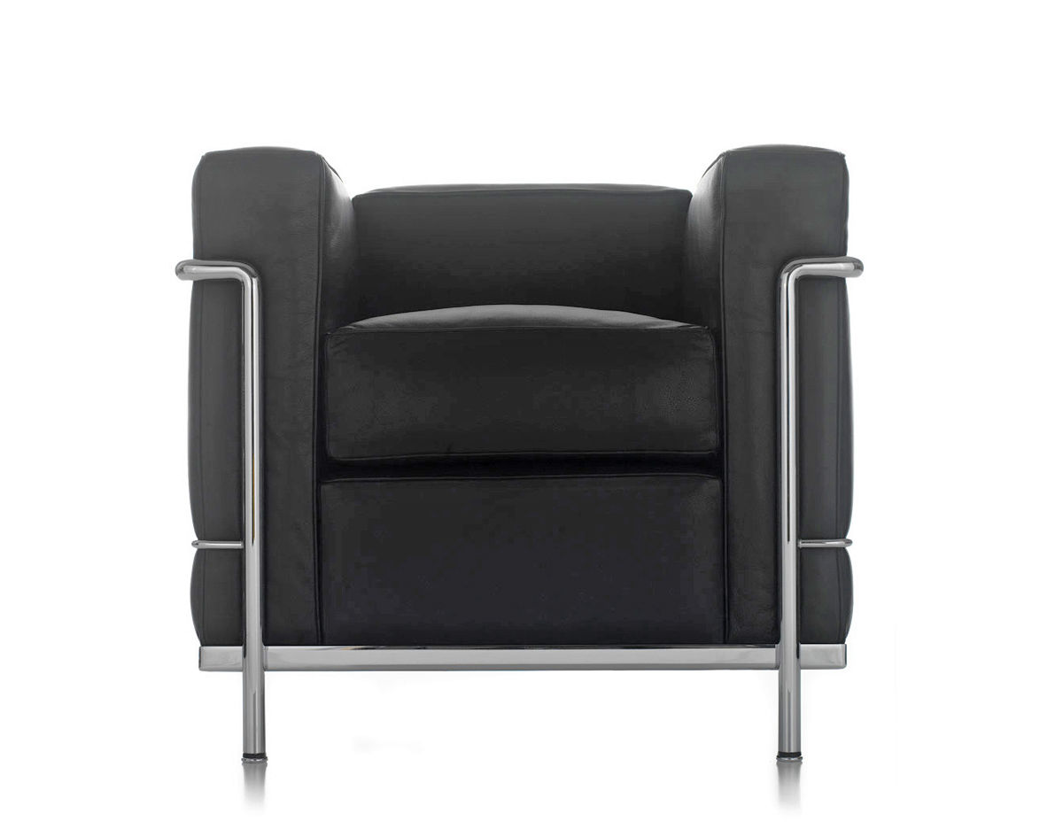 le corbusier lc2 armchair with down cushions