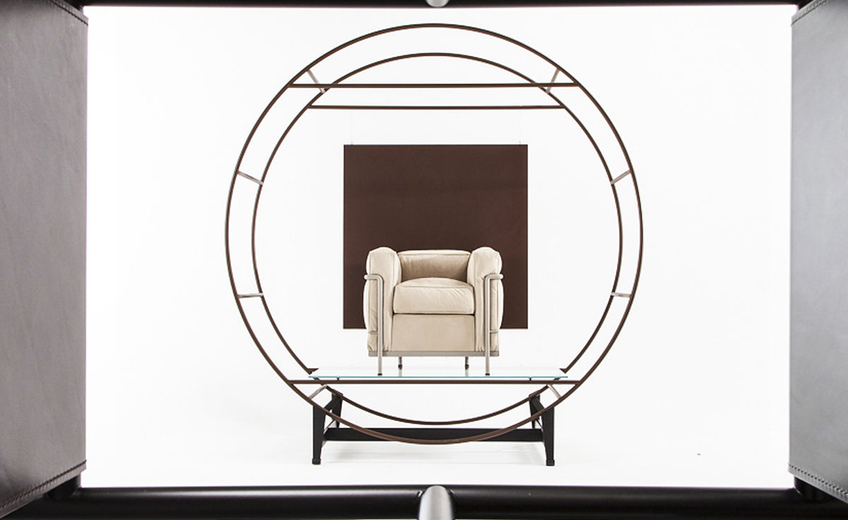 le corbusier lc2 armchair with down cushions