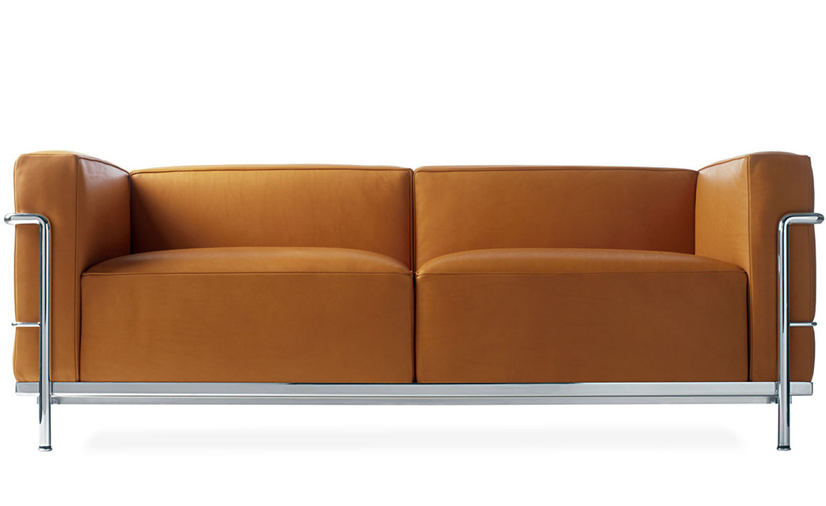 le corbusier lc3 two seat sofa