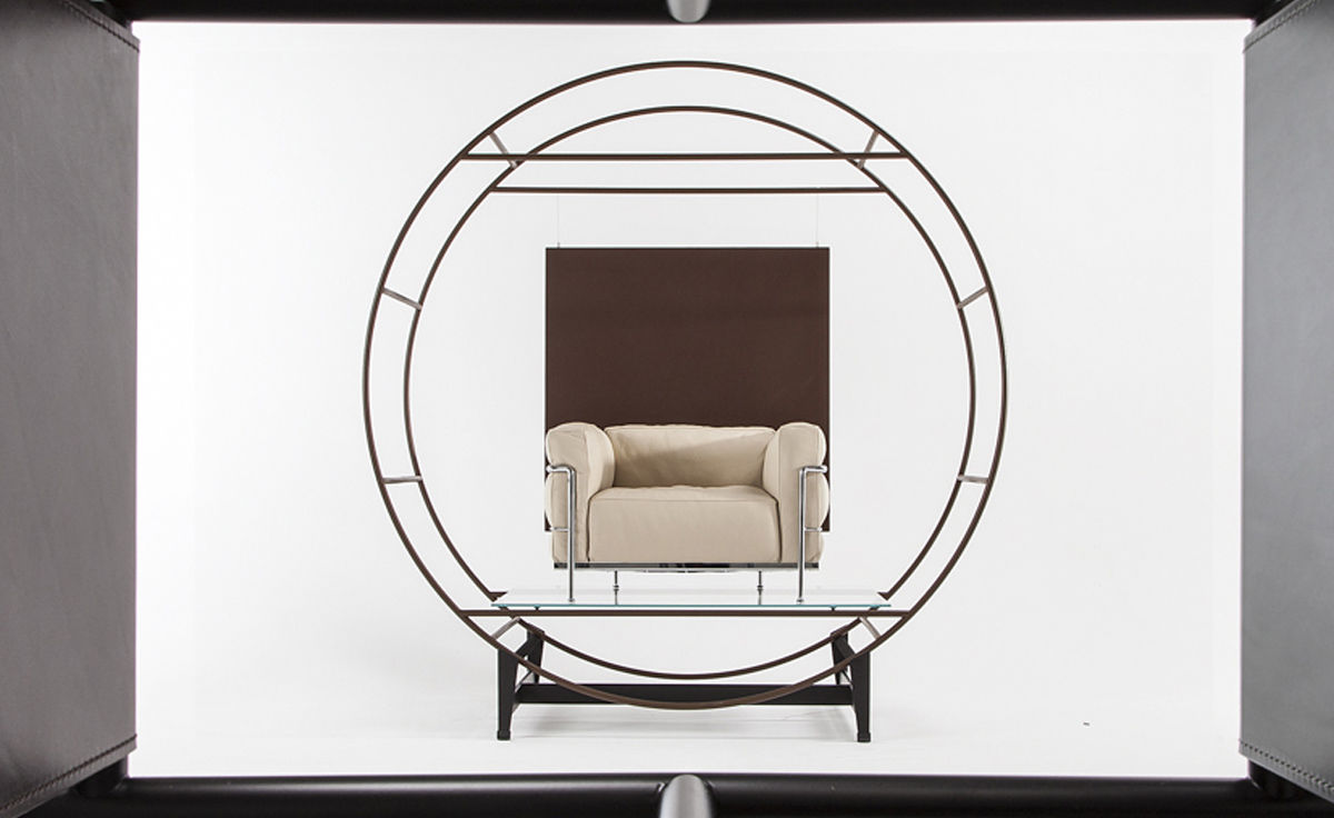le corbusier lc3 armchair with down cushions