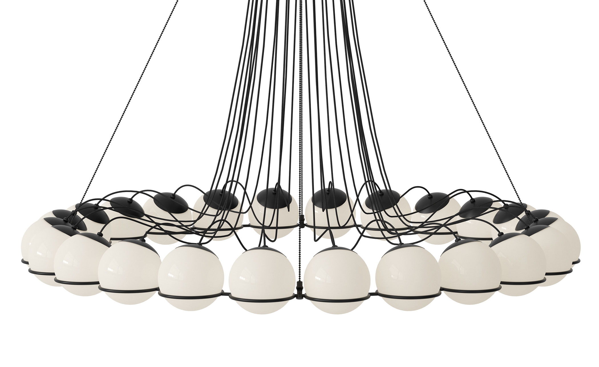Le Sfere 24 Globe Chandelier