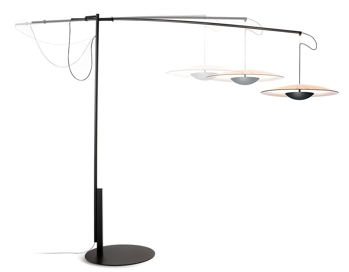 led-ginger floor lamp