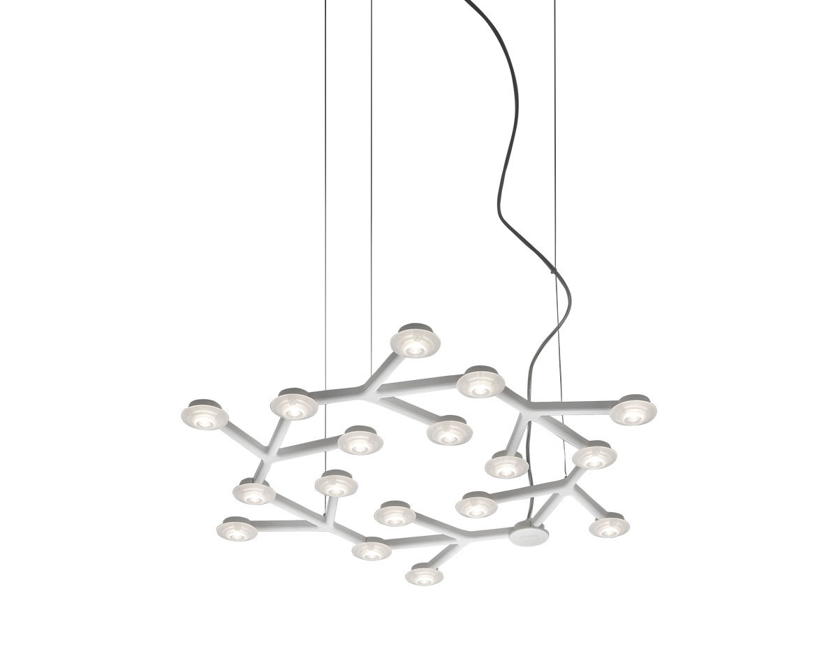 led net circle suspension lamp