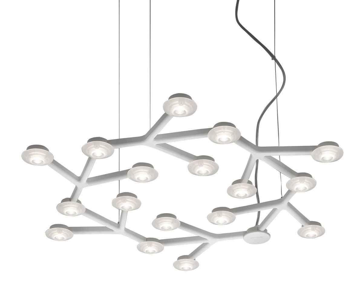led net circle suspension lamp