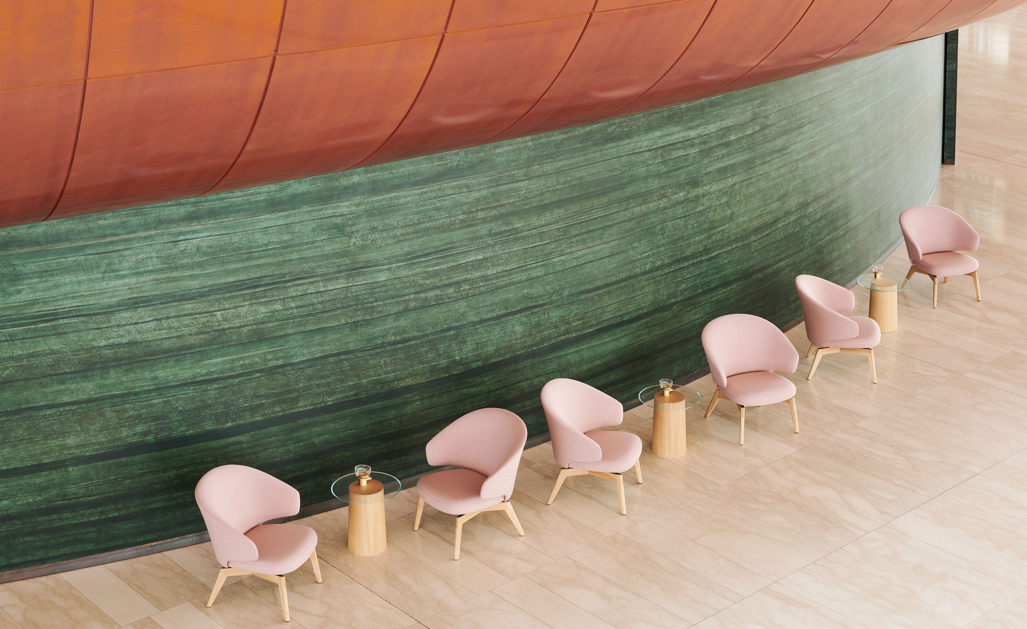 Let Lounge Chair wood base