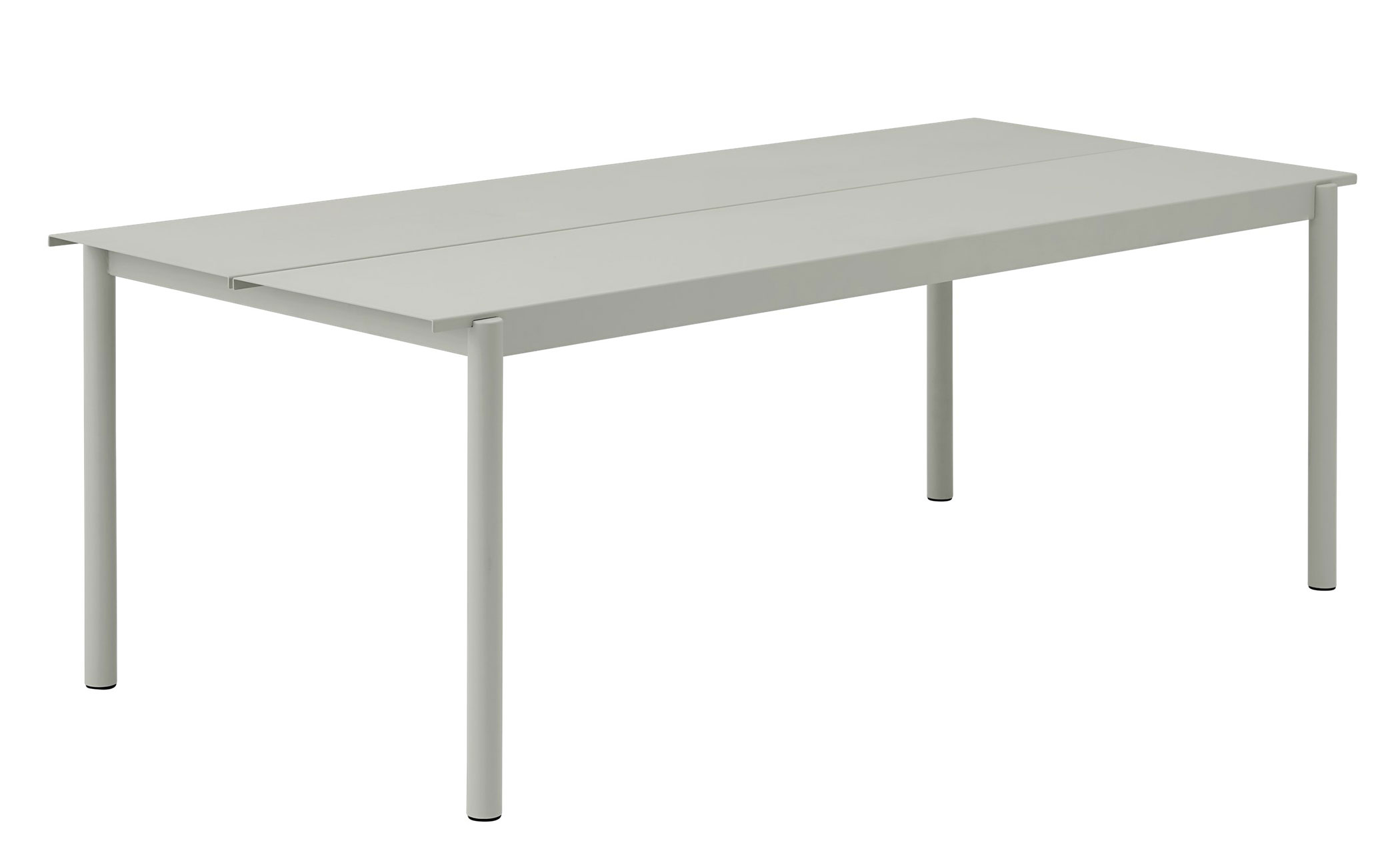 linear steel table