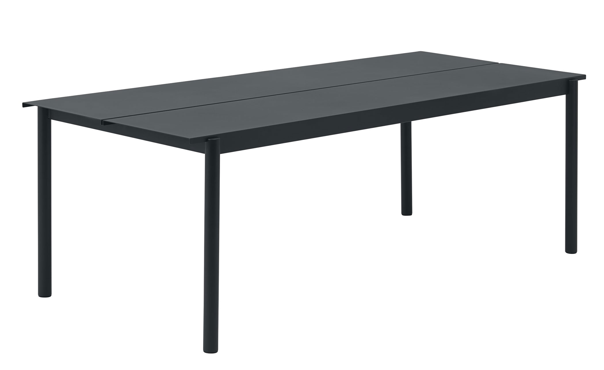 linear steel table