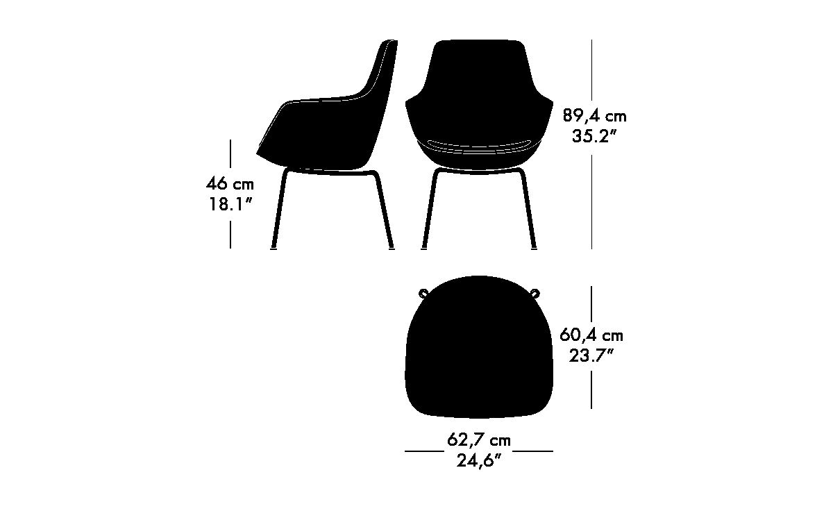 little giraffe chair with 4 leg base