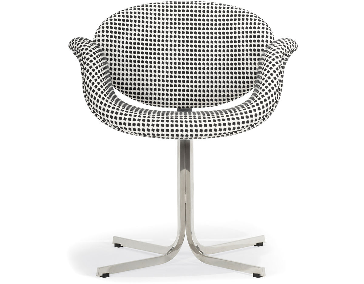 pierre paulin little tulip chair with cross base