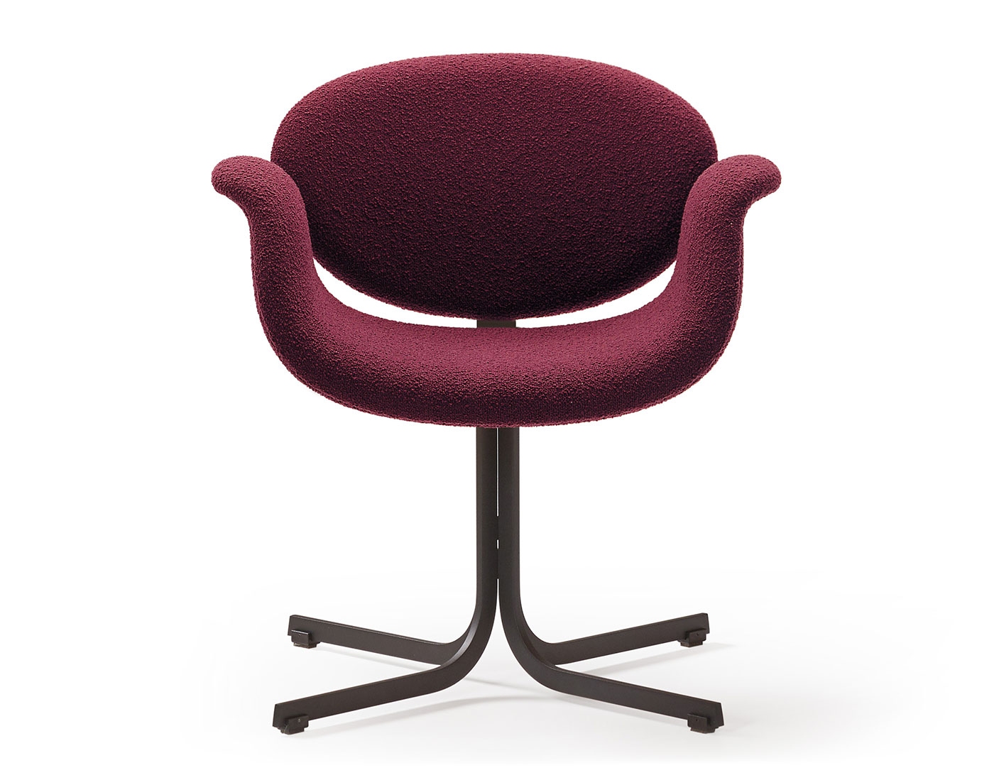 pierre paulin little tulip chair with cross base