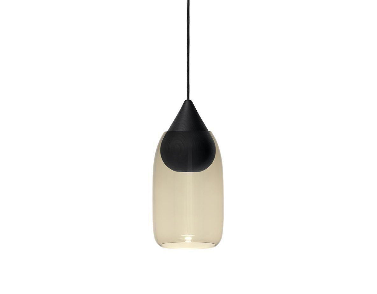 liuku drop pendant light with glass shade