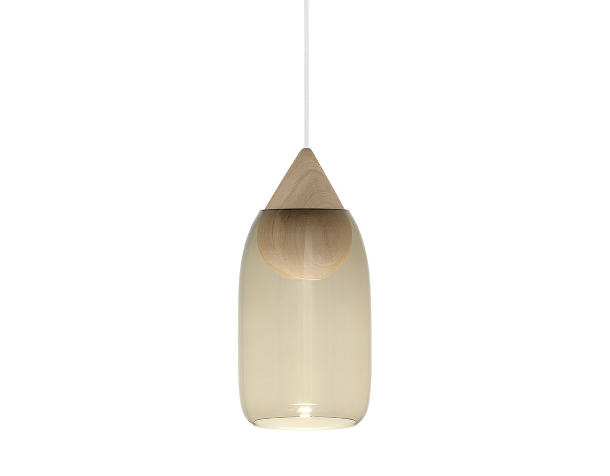 liuku drop pendant light with glass shade
