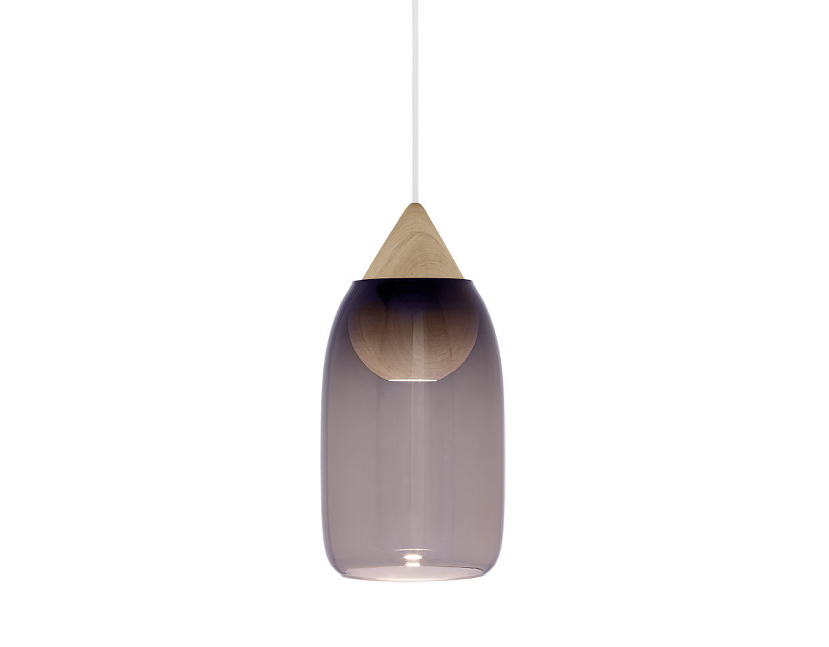 liuku drop pendant light with glass shade