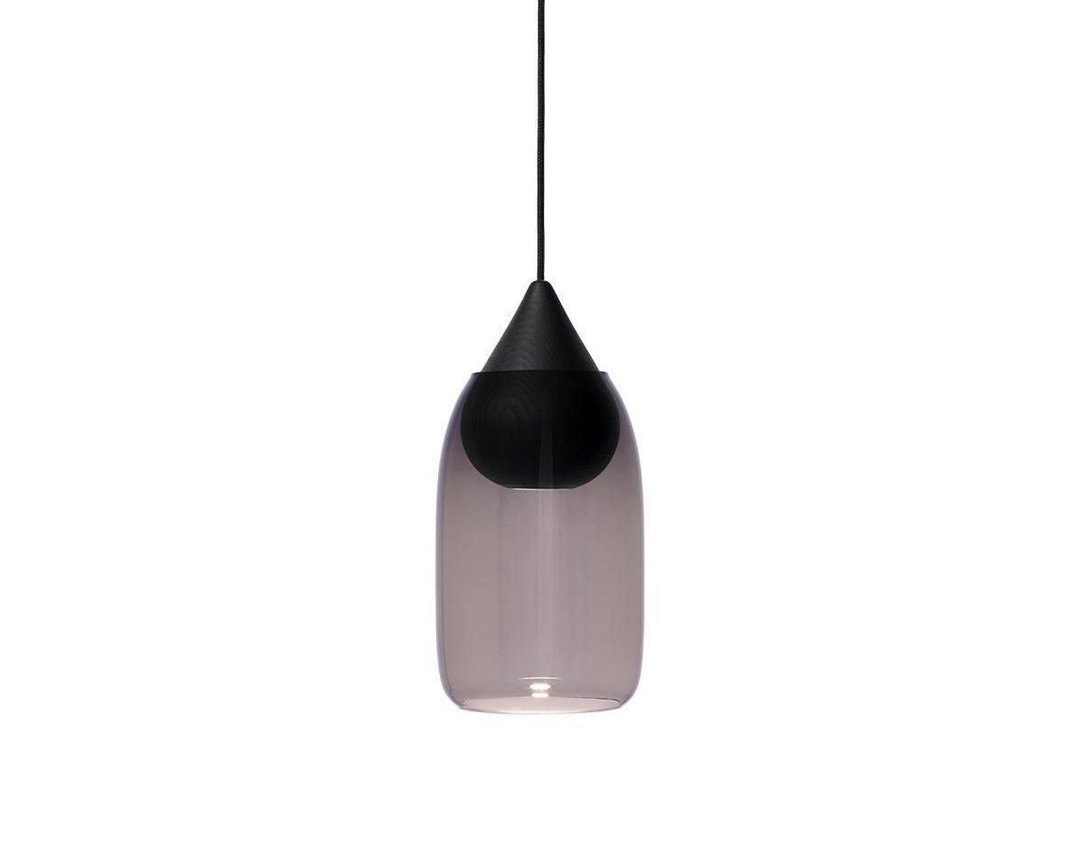 liuku drop pendant light with glass shade