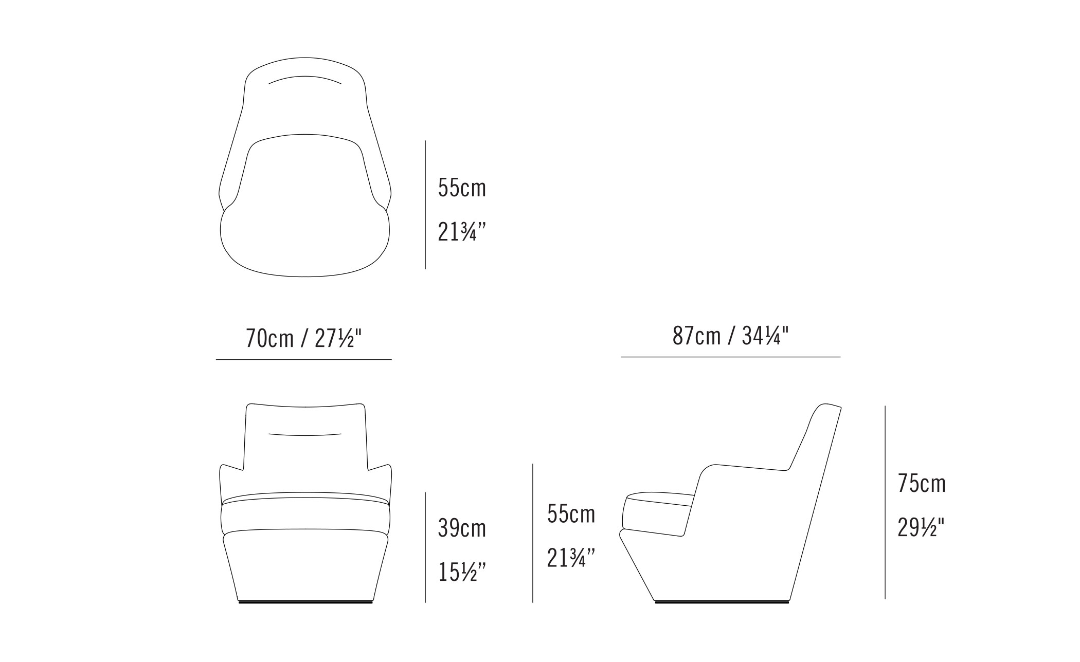 lo turn lounge chair