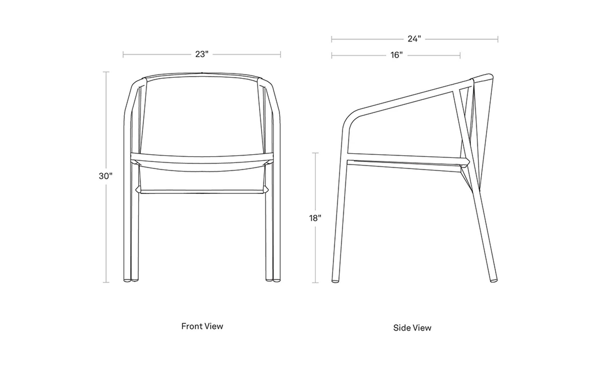 Lookout Outdoor Dining Chair