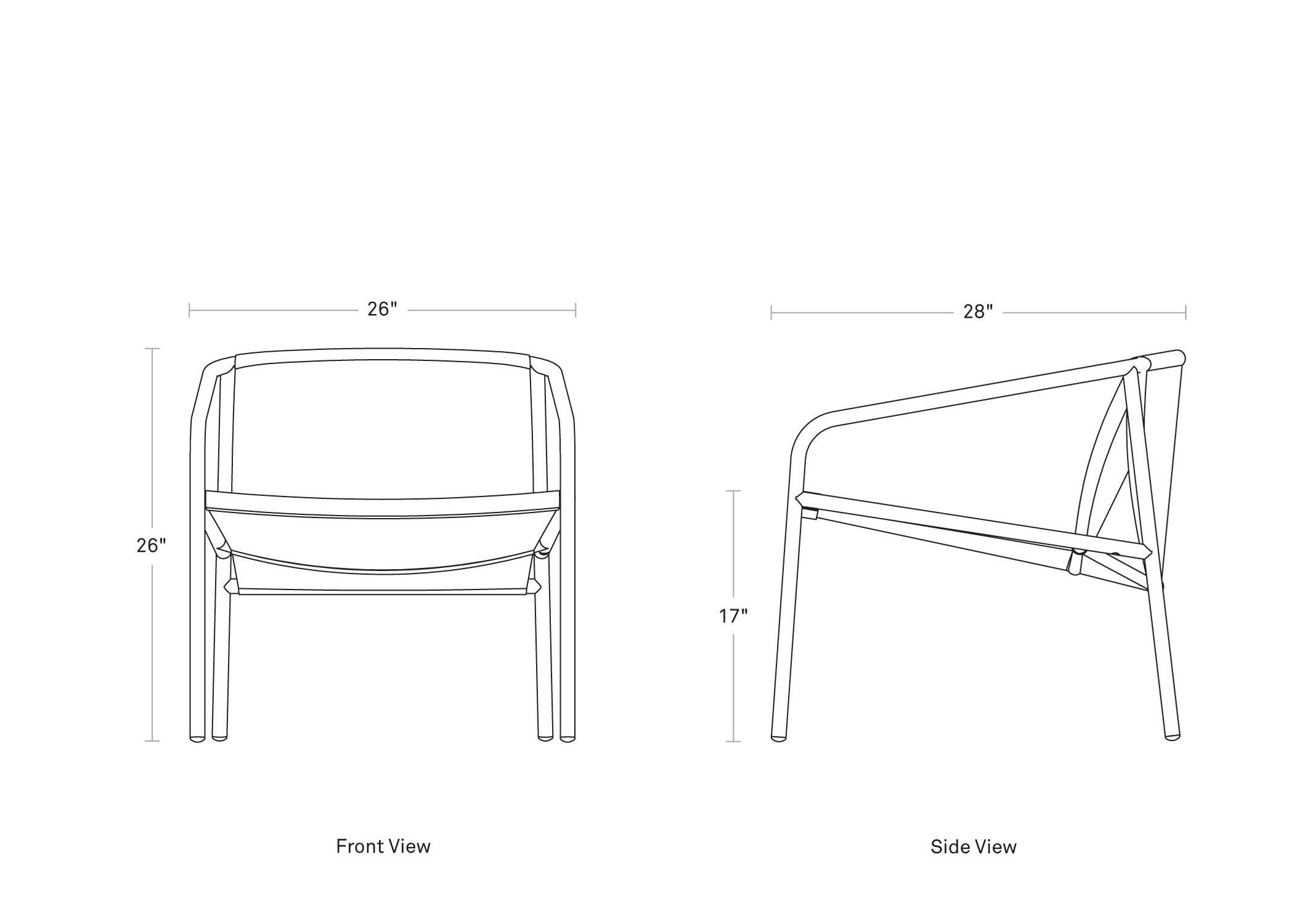 lookout outdoor lounge chair