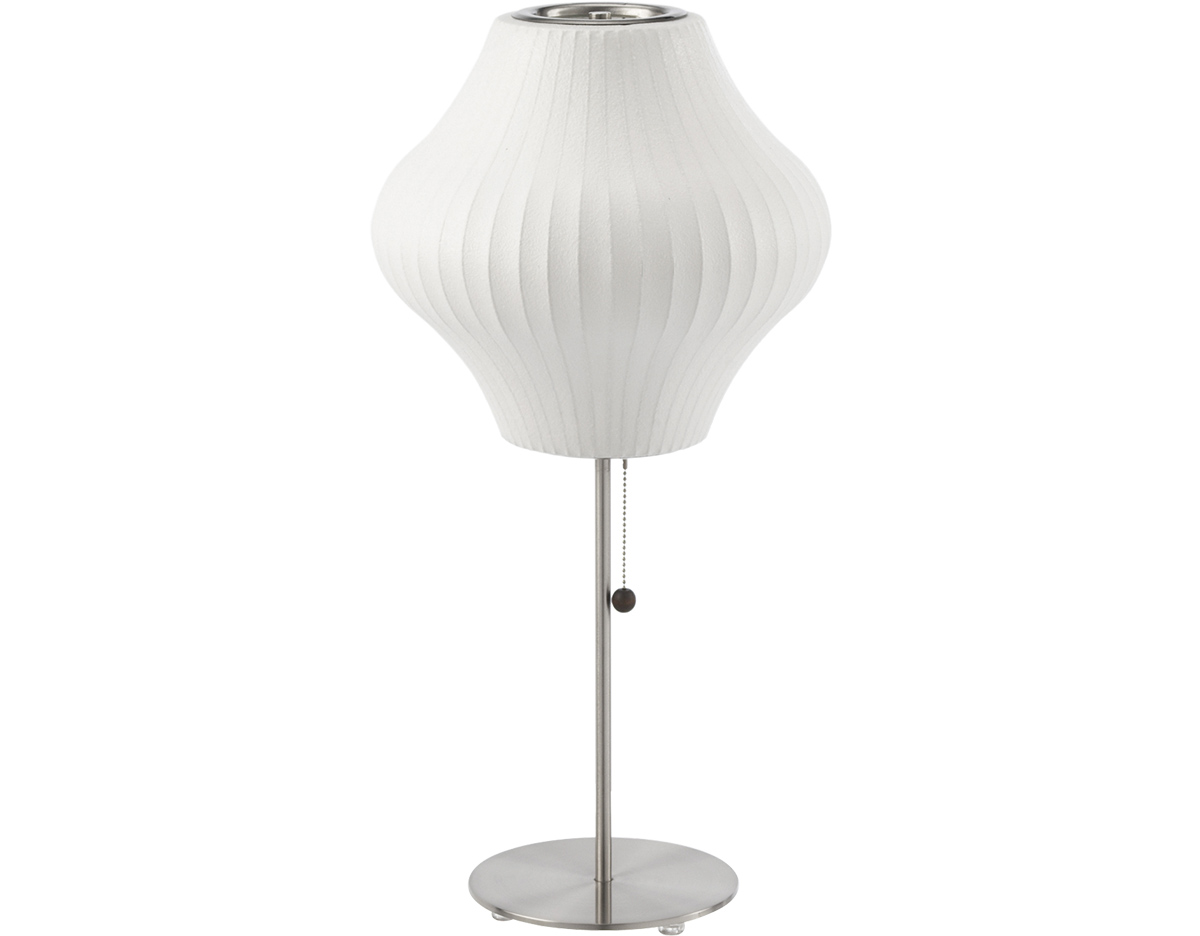 nelson lotus table lamp pear